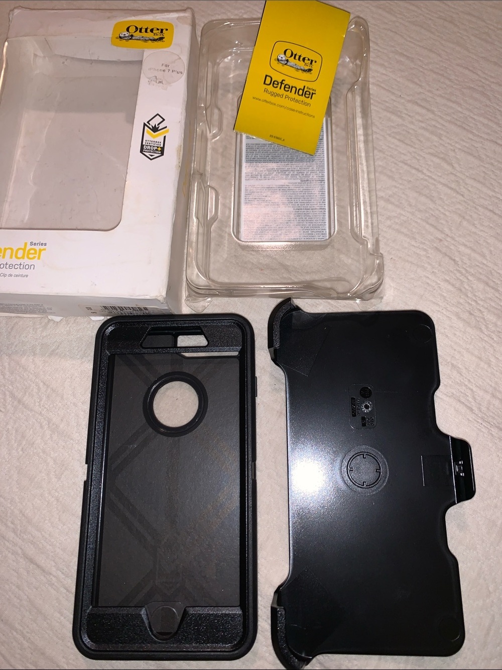 Otter box defender rugged protection belt clip holster case iPhone 7 Plus - Picture 2 of 9
